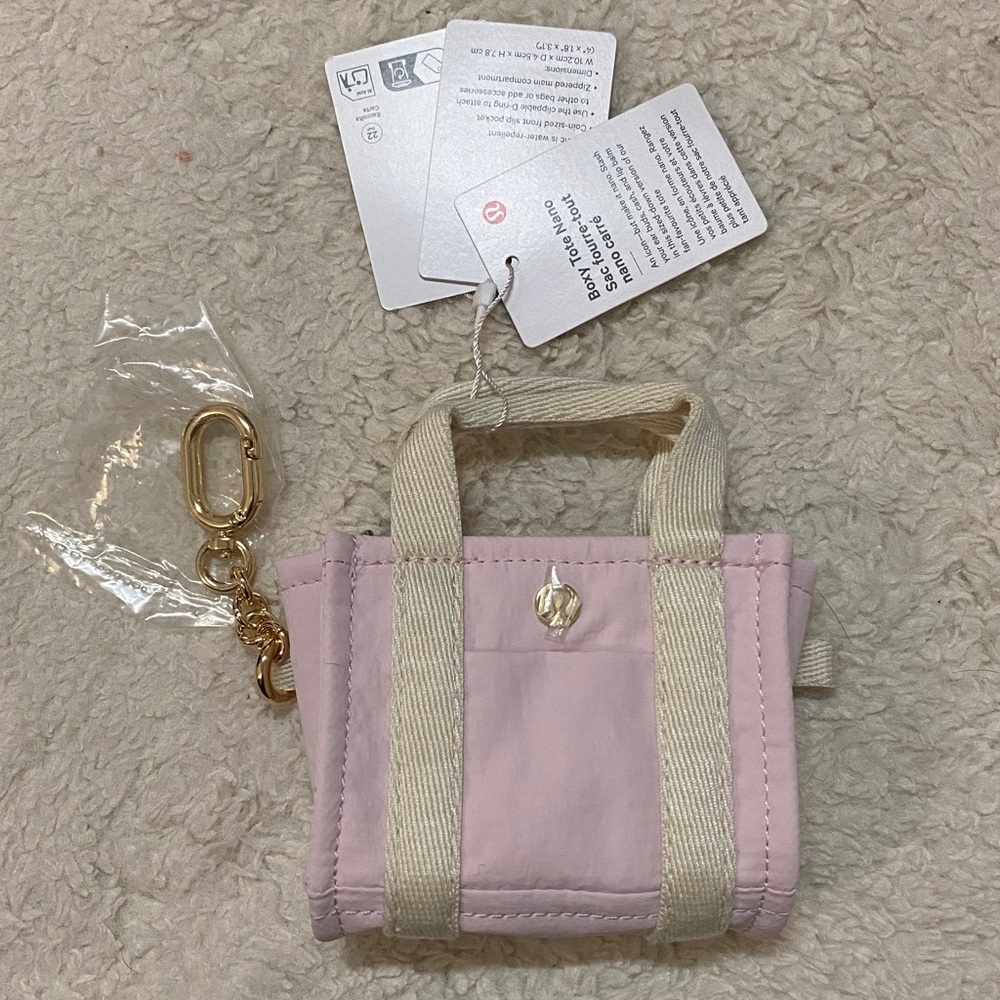 ❤️ Lululemon Daily Boxy Nano Tote Bag Asia Exclusive Pink NWT